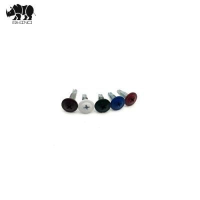 with Colour Painted Modified Truss Head / Wafer Head with Collar Drilling Point Self Drilling Screw