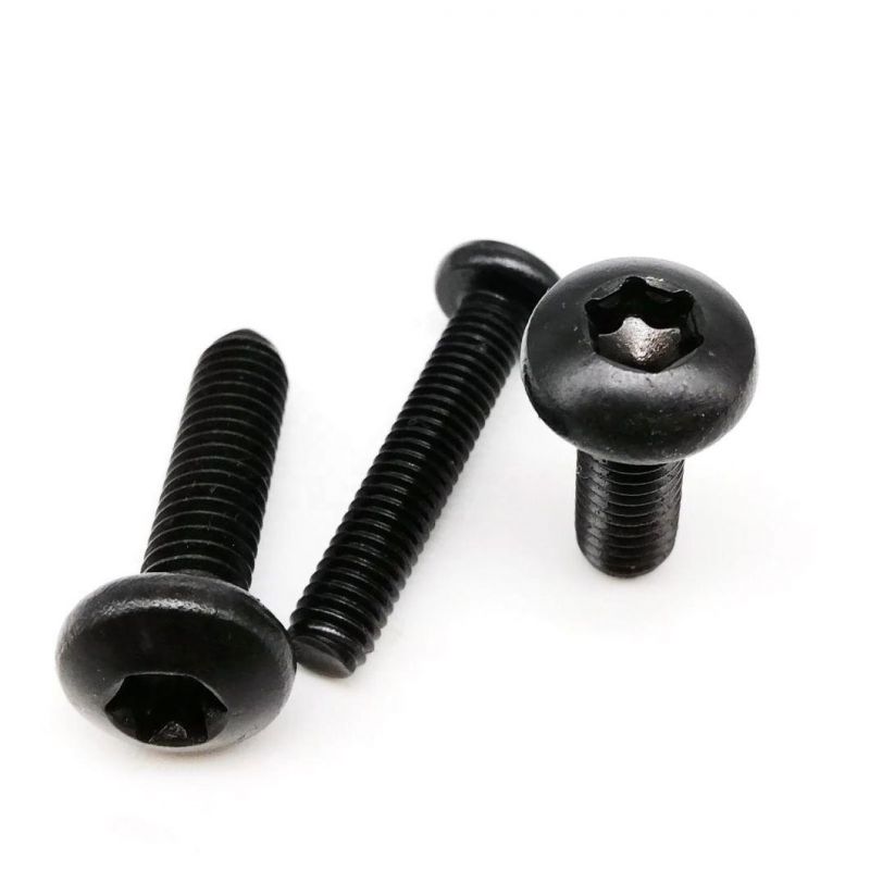 Carbon Steel Black Bolts GB2672 Socket Pan Head Torx Drive Screw