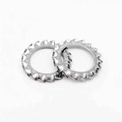 Chinese Supply Stainless Steel Internal Ring Wedge Pin Spring Serrated Tooth Stainless Steel Star Flat Lock Washer