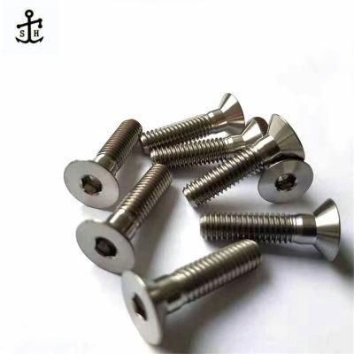 China Manufacturer Titanium Countersunk Head Machine Screw