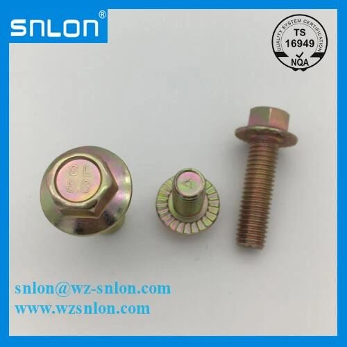 Class8.8 Hex Flange Bolt High Quality Zinc Plated