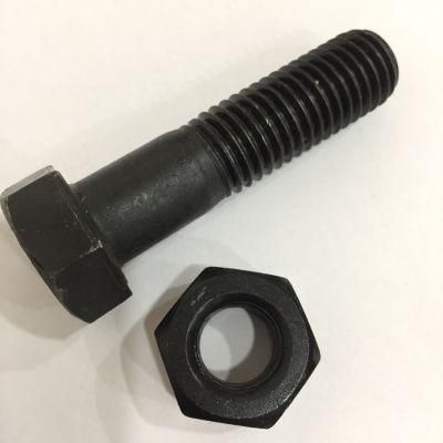 Grade 8.8 DIN 933 DIN 931 High Tensile Black Oxide Hex Head Bolts