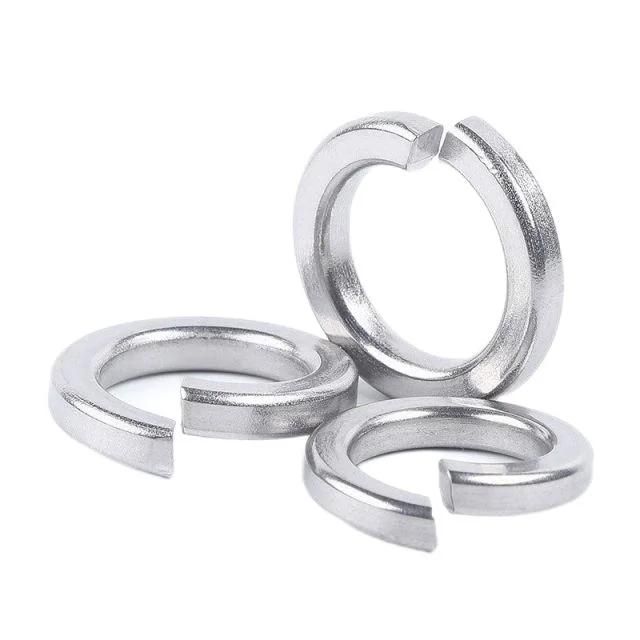 Fasteners DIN125 DIN127 Carbon Steel Flat Washer Spring Washer White&Yellow Color Zinc Gr4.8 8.8