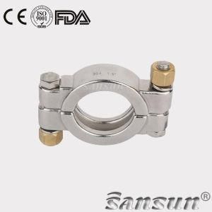 Stainless Steel Pipe Fitting Sanitary Pipe Tri-Clamp, High Pressure Clamp 13mhp Heavy
