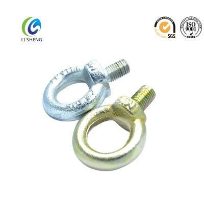 Rigging Hardware Galvanized Carbon Steel Eye Bolt with Screw