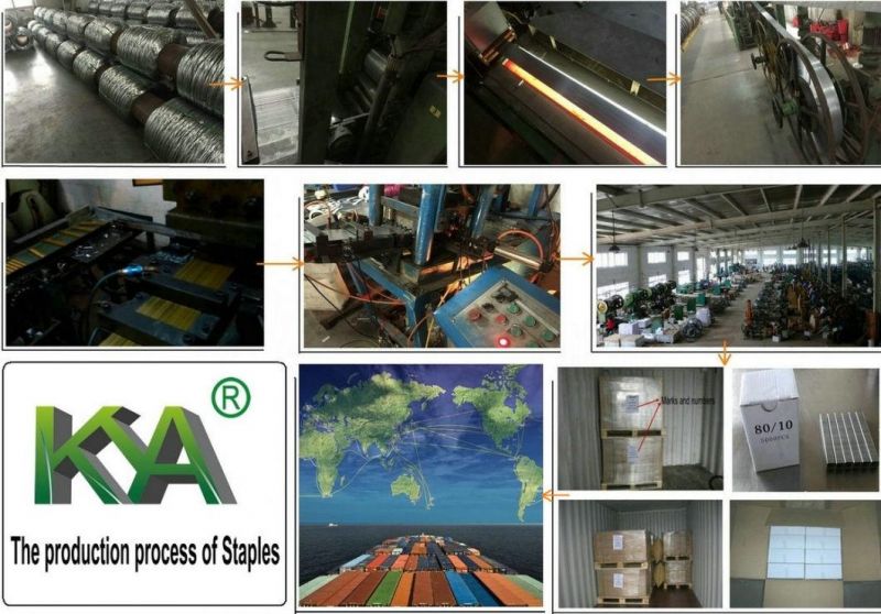 Pneumatic 10j Series Zinc Nails for Furnituring