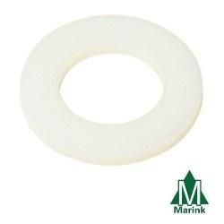 High Quality CNC Customized White Nylon Plastic Flat Washer