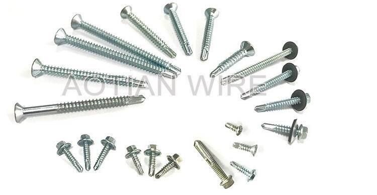 All Kinds of Non-Standard Drilling Screws From Size M2 to M8, According to Customers Drawings