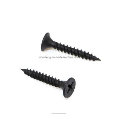 Factory Direct Supply Bugle Phillips Head Black Drywall Screws Coarse Thread Drywall Screws