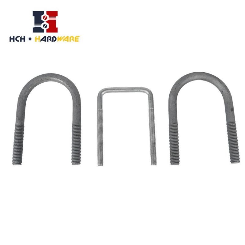 HDG Hot DIP Galvanized Steel Square Bend Bolt U Bolt From China