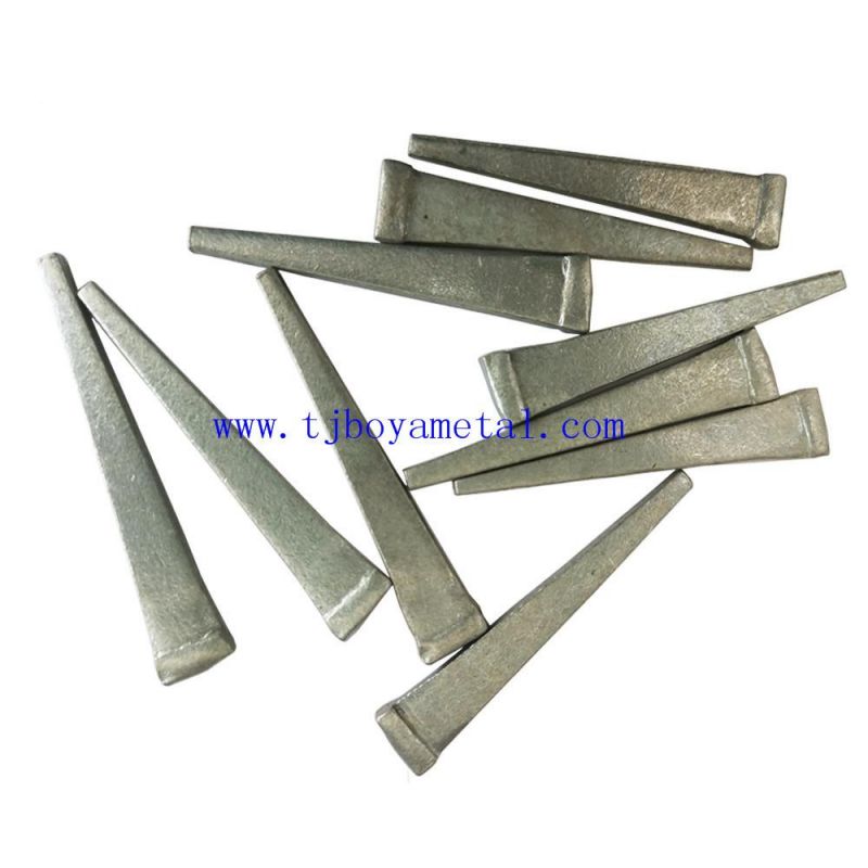 Hot Sale Hardware Tool Cut Nails Steel Electro Galvanized Concrete Nail Hot Dipped Galvanized Concrete Cut Masonry Nails with High Quality for Building