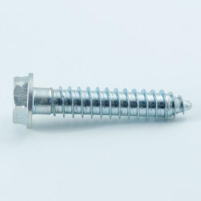Cheap Wood Screws Factory Custom Carbon Steel DIN 571 Hex Head Coach Lag Wood Screw