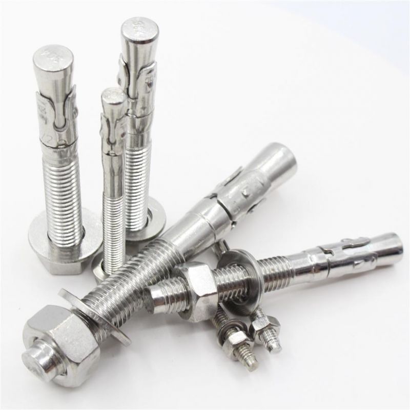 Expansion Anchor Bolts Through Bolt Hardware Fasteners Stainless Steel Wedge Anchor