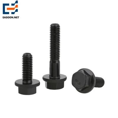 M10X16 Cross Recess Flange Bolts Hex Serrated Head Flange Bolt for Flange Pipe Stainless Steel Screw Cross Recessed Hex Flange Bolt