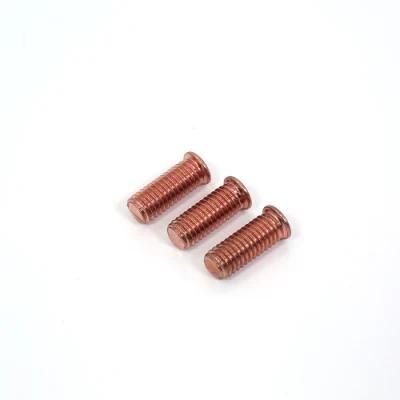 Copper Solid Spot Welding Screws and Fasteners Copper Screw