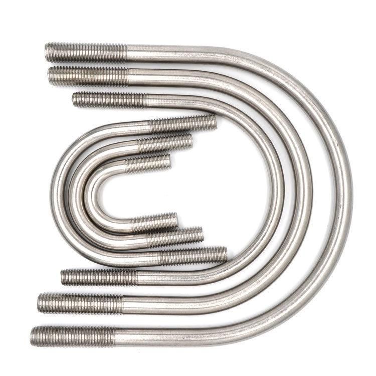 U Bolt Assembled with One Sheet and Two Nuts