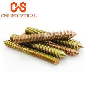 High Quality Stainless Steel Hanger Bolts Double Threaded Wood Screws