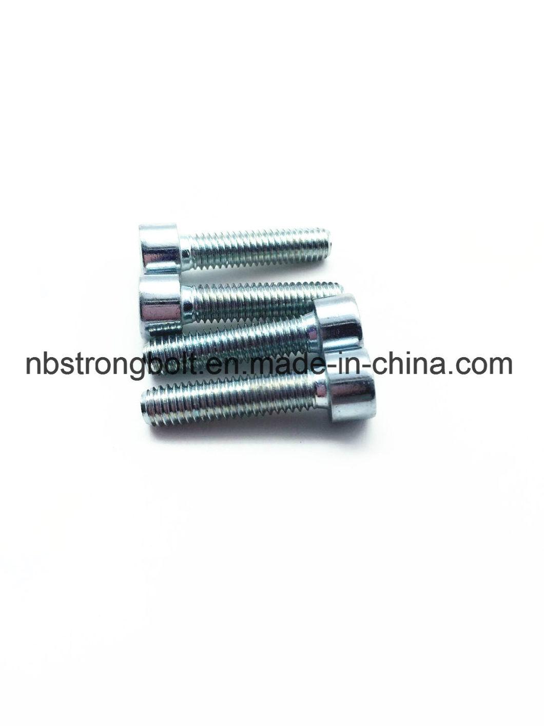 Hexagon Socket Screw DIN912 Grade 8.8 with White Zinc Plated Cr3+