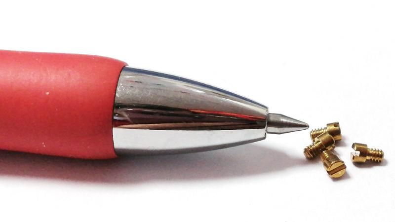 Mini Precision CNC Cap Head Slotted Copper Brass Micro Screw