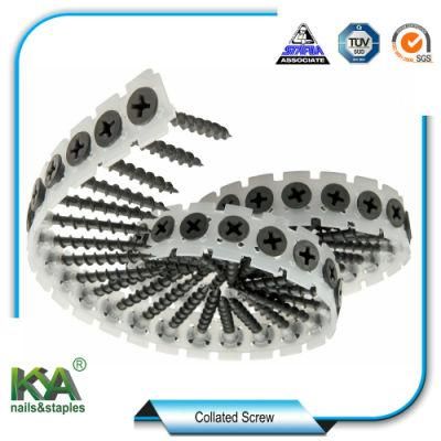 3.5X50mm Galvanized Collated Screw with Self Drilling Thread