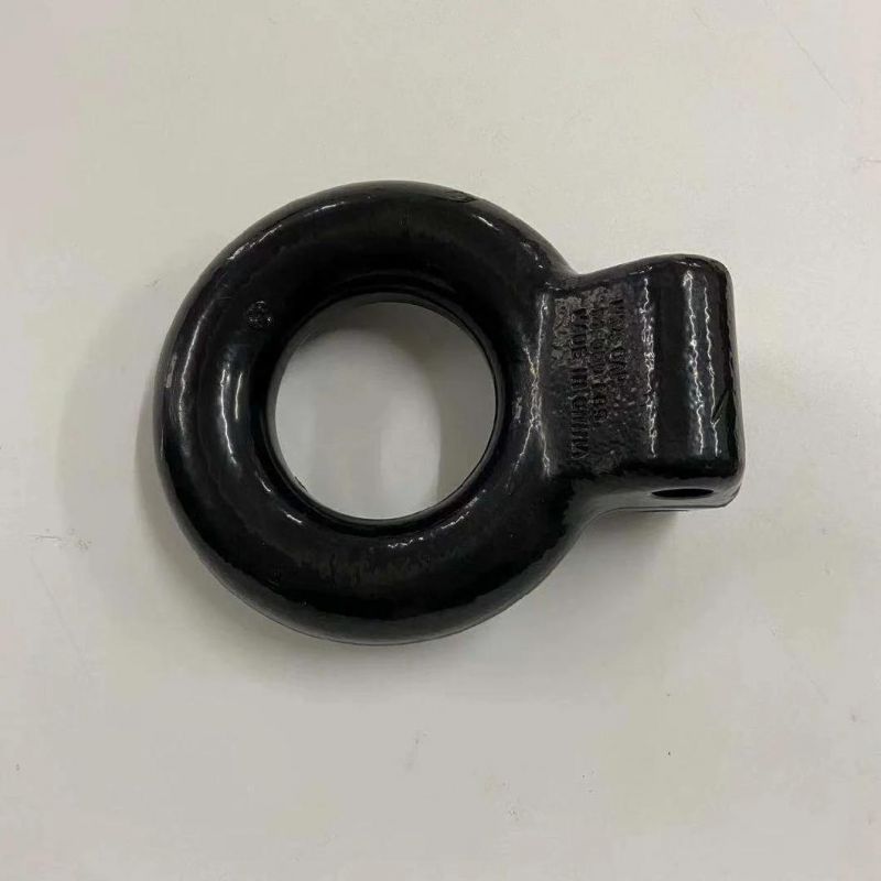 Black Powder Coat Finish Lunette Ring