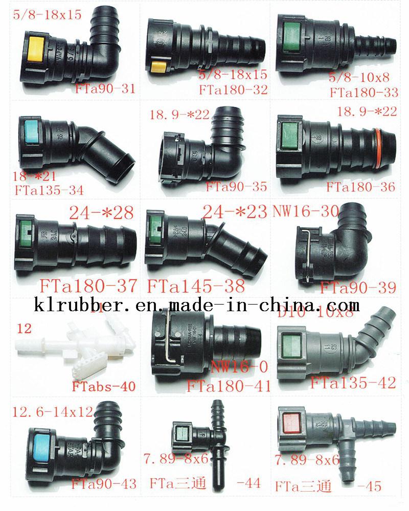 Automotive Water Line Pipe System Plastic Quick Coupler Connector