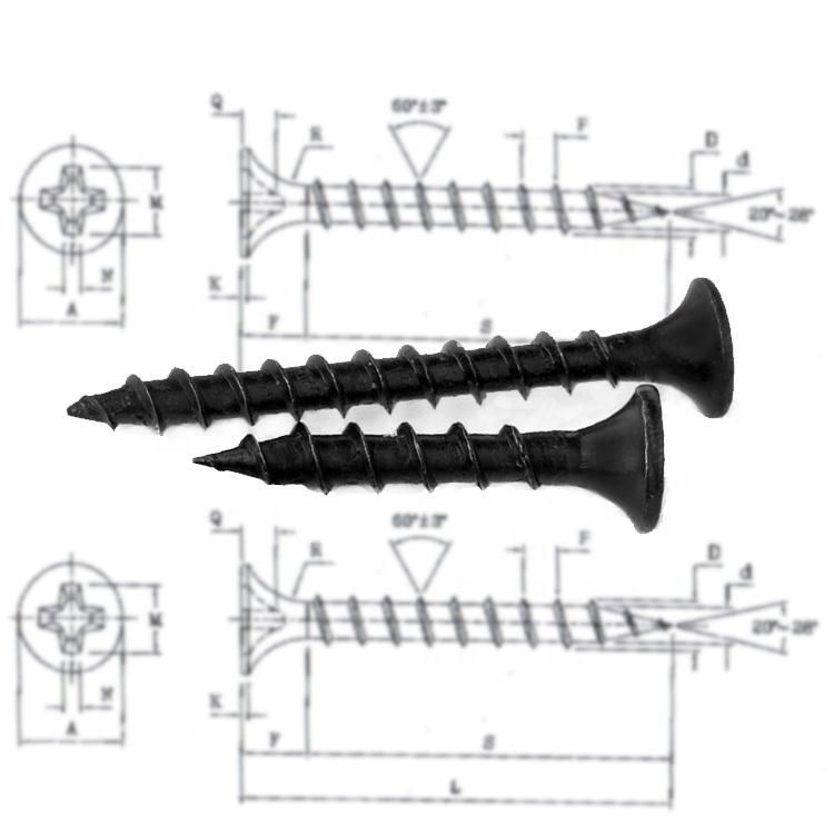 Cheap Price Zinc High Quality Plasterboard Collated Drywall Screws