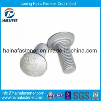 Carbon Steel Hot Galvanized Grade 316 3/8&quot; Guardrail Bolt