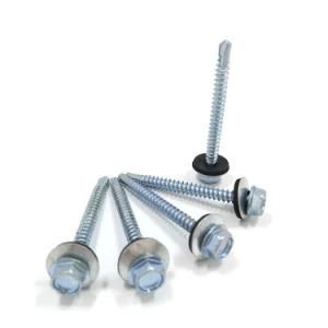 Roofing Screw Tek Tapping Screw with Rubber Washer/Hex Head Self Drilling Screw