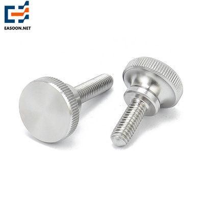 Pan Washer Head Hand Tighten Thumb Screw Steel Hand Tightening Thumb Screw Adjust Thumb Knob Knurl Screw Manual Anti-Loose Locking Screw