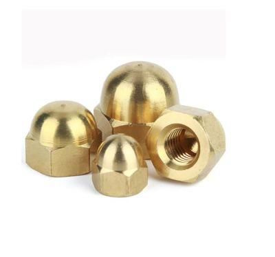 H63 Hex Domed Acorn Nuts Brass Cap Nut