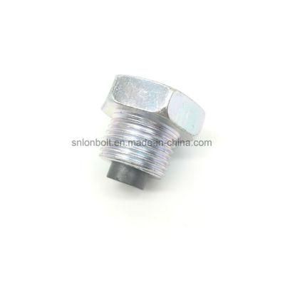 Zinc Plated Hex Head Screw Plugs Insert Magnetism