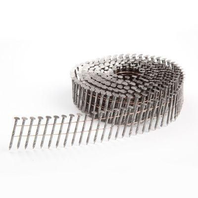 Screw Shank Flat Head Polished Coil Nails