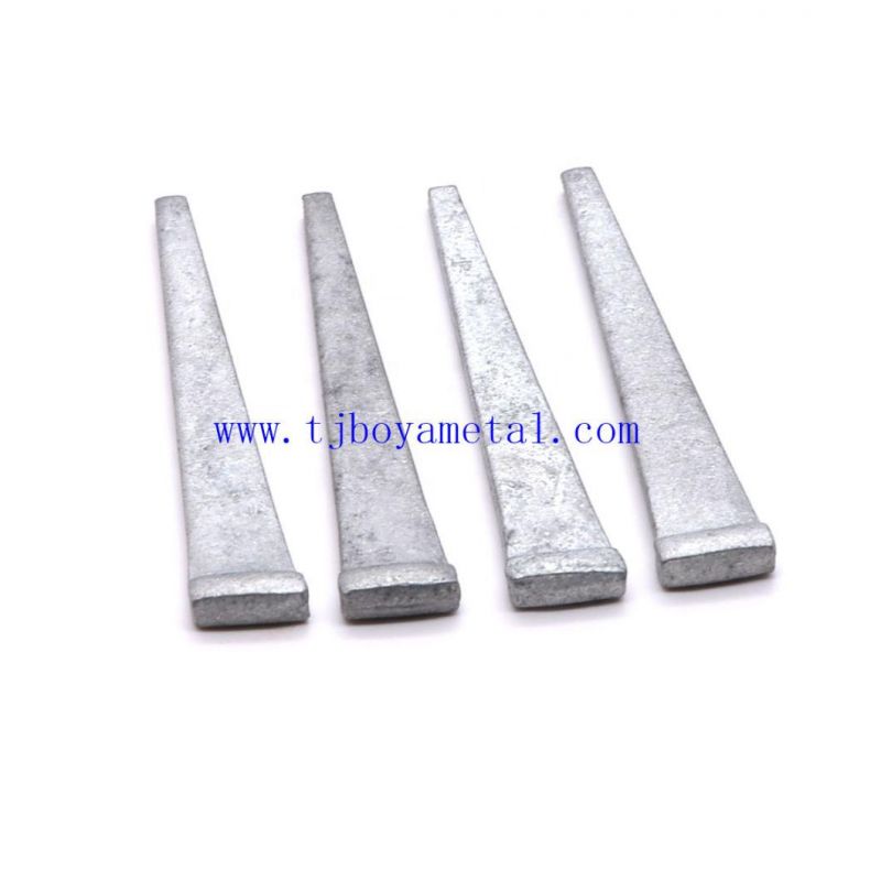 Chinese Factory Concrete Cut Masonry Nails Galvanized Steel Cut Nails