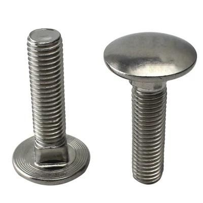 DIN603 Carriage Mushroom Head Square Neck Bolts Stainless Steel OEM Stock Support Carriage Bolt