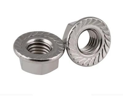 Hexagon Nut/Flange Nut/Cap Nut with Toothed Anti-Skid Flange DIN6923