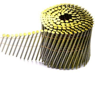 Smooth Ring Flat Galvanized Wire Coil Nail for Wood Pallet 15 Degree Pallet Wire2 Buyers