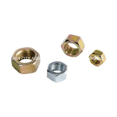 DIN934 Hex Nut Carbon Steel Wzp or Yzp