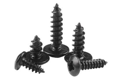 M3 M4*6 M5*10 Stainless Steel Black Pan Head Machine Wholesale Plastic Nylon Machine Screw