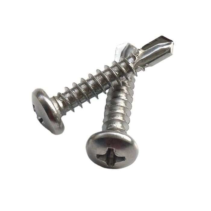 C-1022 Phil Pan Head Self Drilling Screw - Harden Zinc Plated
