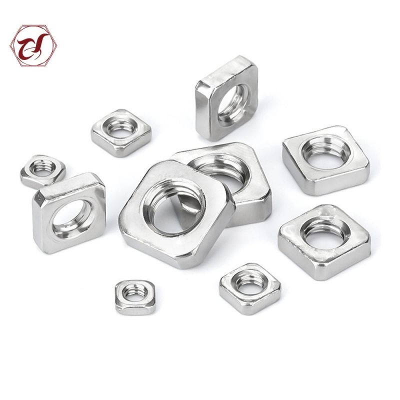 Stainless Steel 316 304 M8 Square Nuts DIN557