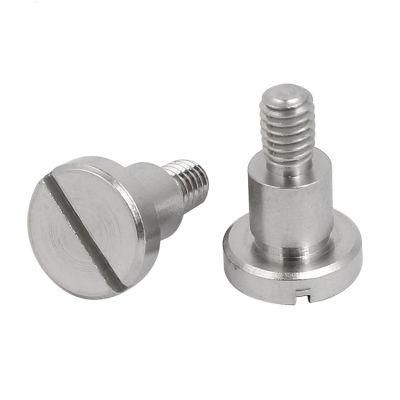 DIN923 Ss 316 304 Stainless Steel Slotted Cheese Head Screw with Shoulder