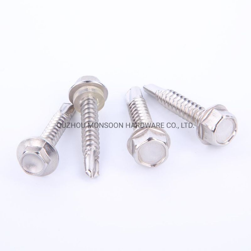 Stainless Steel Hexagonal Head Self Drilling Screws