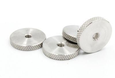 M3 M4 Stainless Steel Flat Knurled Nut