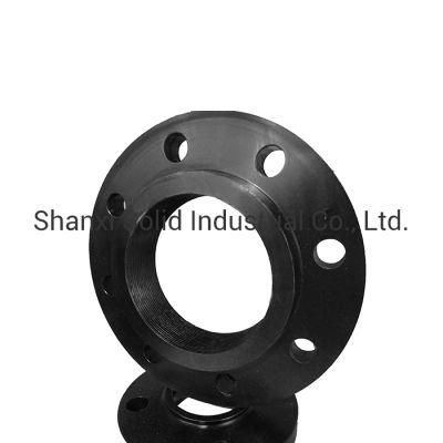 ASME B16.5 Black Carbon Steel A105 A105n RF Slip on Forged So Flange