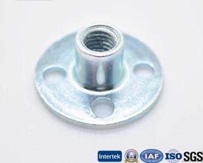 Carbon Steel T Type Round Head Nut with 4 Holes