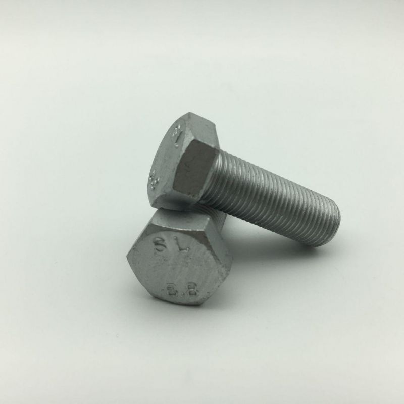 8.8 Grade Hex Head Screws with Fine Thread
