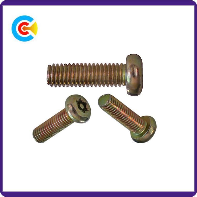 DIN/ANSI/BS/JIS Carbon-Steel/Stainless-Steel Galvanized Six-Lobe with Studs Screw