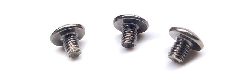 Black Nickel Plated Carbon Steel Phillips Truss Mushroom Cross Screw