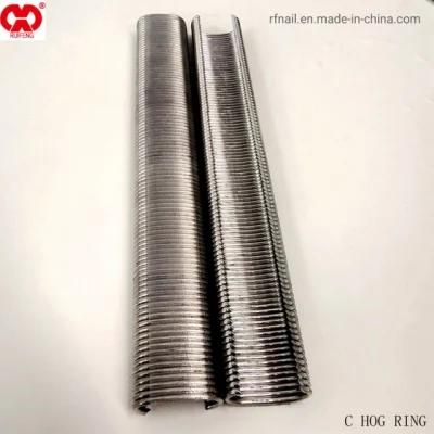 Factory Supplier Competitive Price Steel Galvanized Galvan Nails Direct Manufacturer in Anhui 16ga Ring Staple Pneumatic Gun Collated Nails.